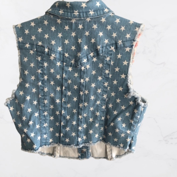 Material Girl American flag vest - Picture 3 of 3